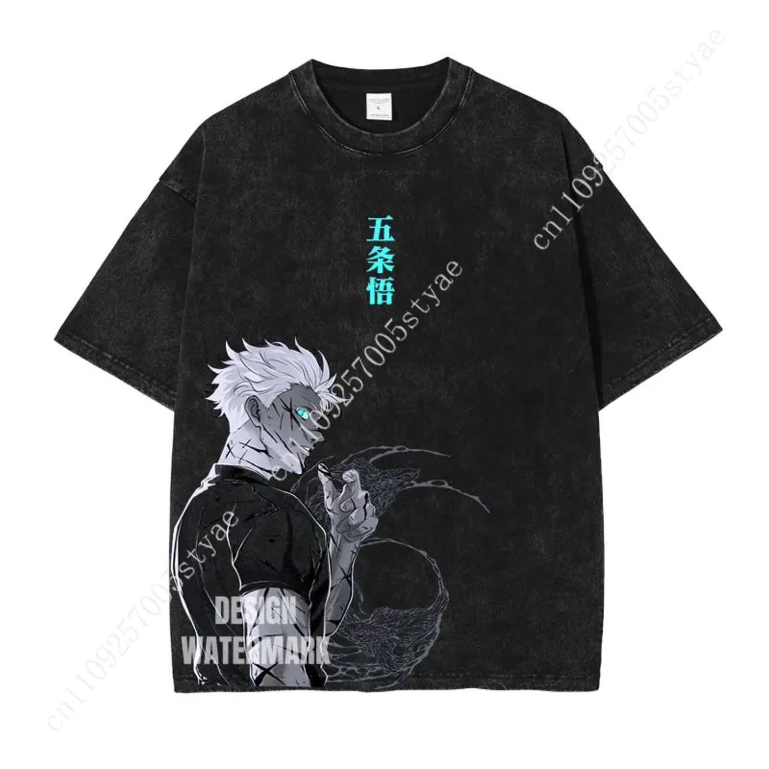 Summer Quilt - Gojo Satoru Grafik-T-Shirt Anime-Kleidung für Männer