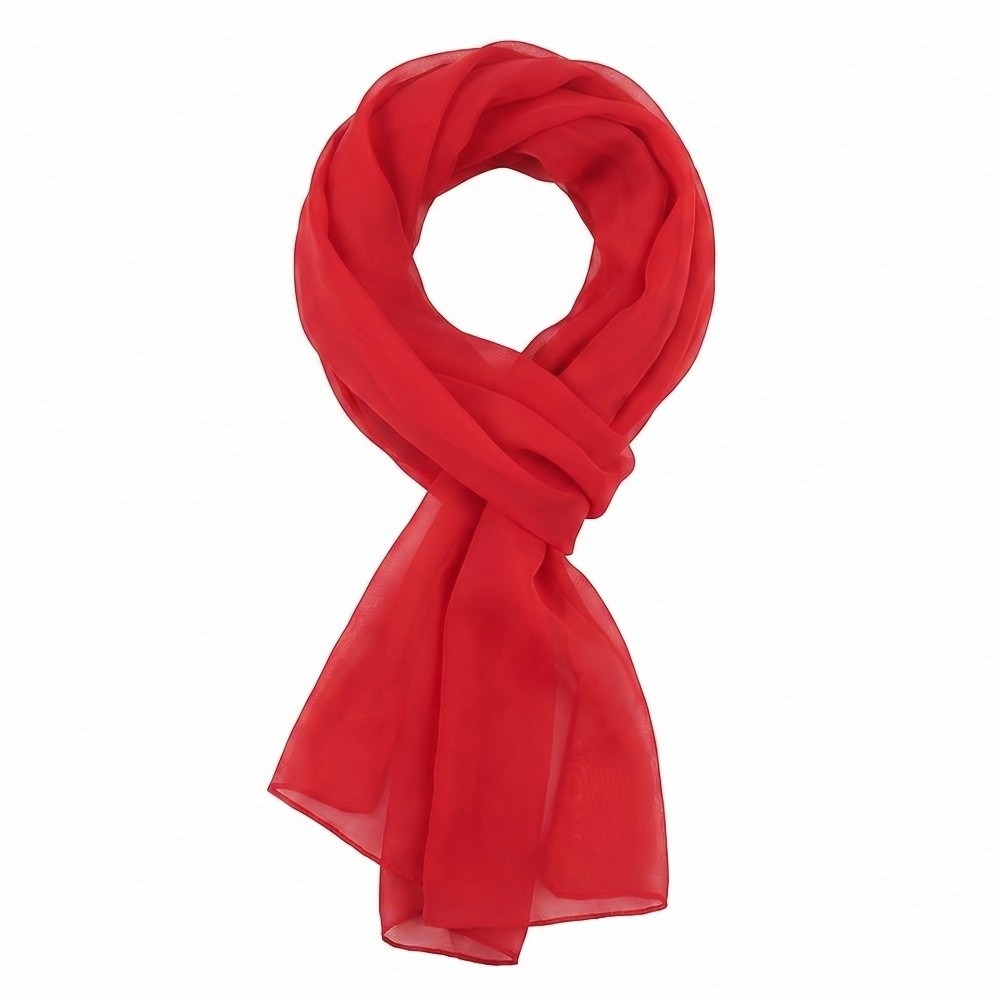 Sarong Pareo Wrap - Einfarbiger dünner Schal aus Chiffon, atmungsaktiver