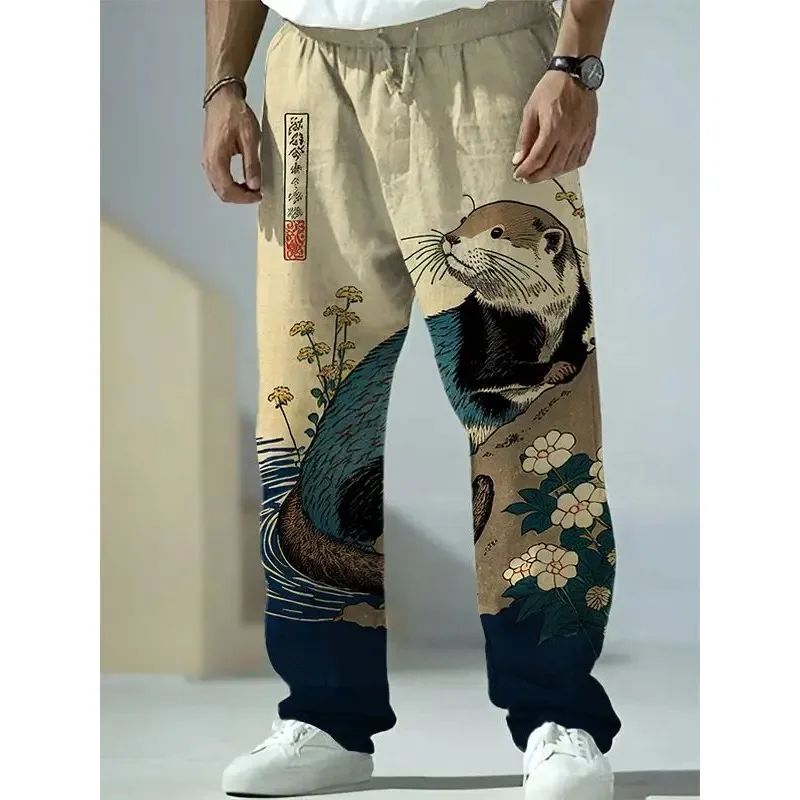 Japanese Summer Clothing Men - Japanische Harajuku Stil Breite Bein Hosen