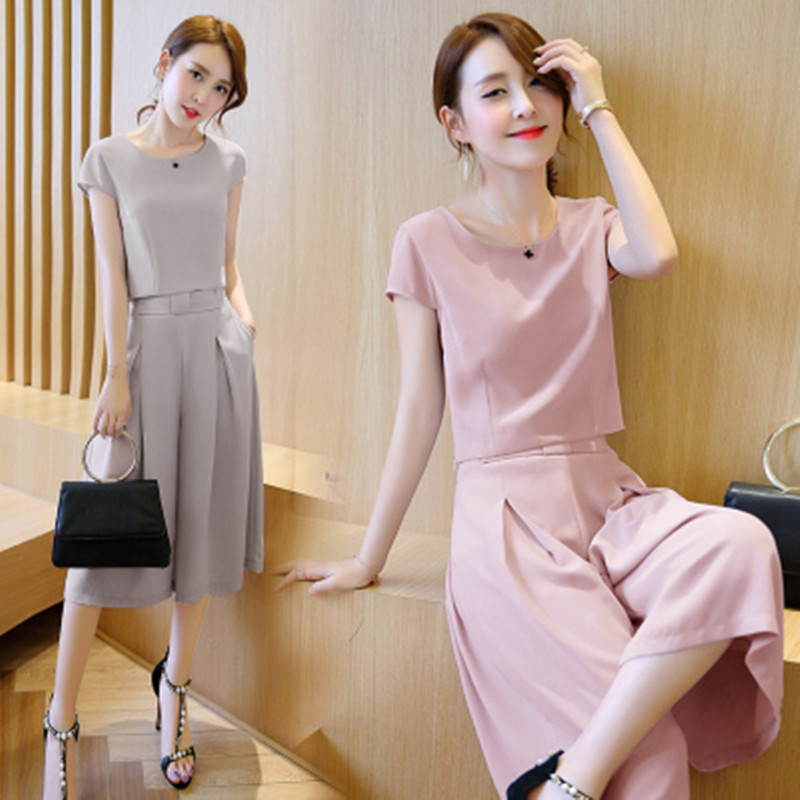 Summer Clothing Vendors - Sommer Baumwoll-T-Shirt-Kleid Damenkleidung Rundhals Kurzarm Midi-Kleid