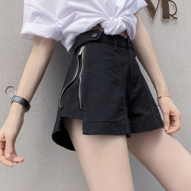 Summer Clothing Design - Jeans-Shorts für Damen Gerade Denim-Kurzhosen mit