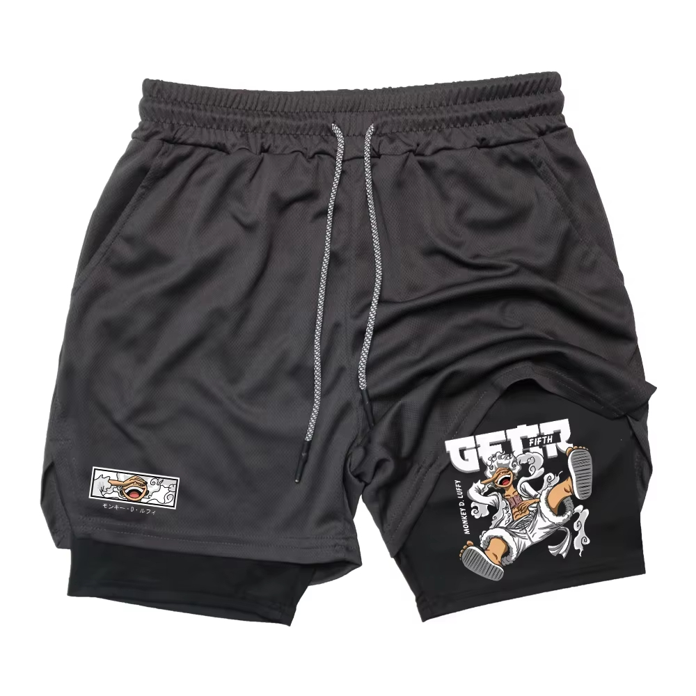 Japanese Summer Clothing Men - Japanische Anime-Print-Shorts für Herren und Damen,