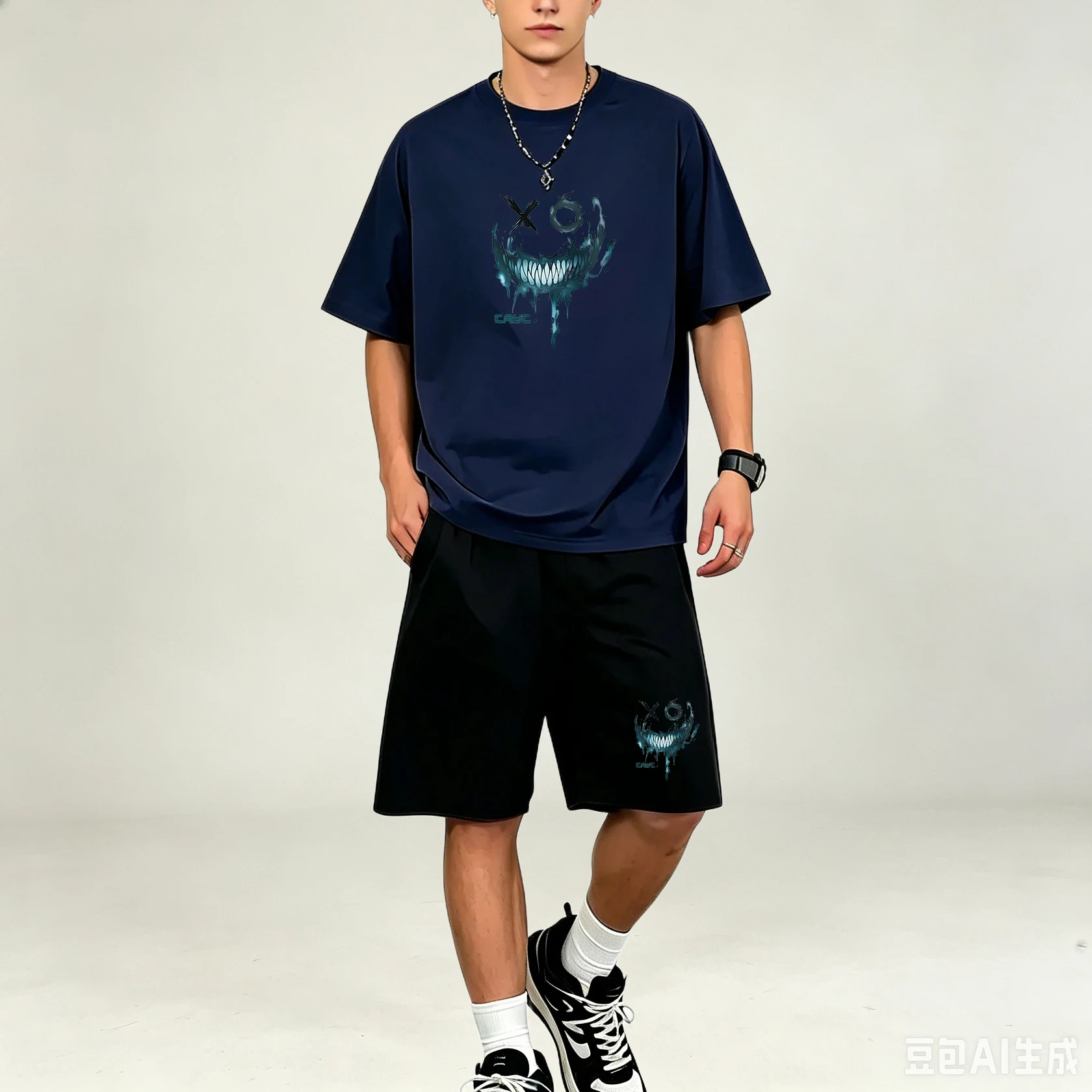 Summer Outdoor Clothing - Herren T-Shirt Sets Schnelltrocknend Atmungsaktiv Sport