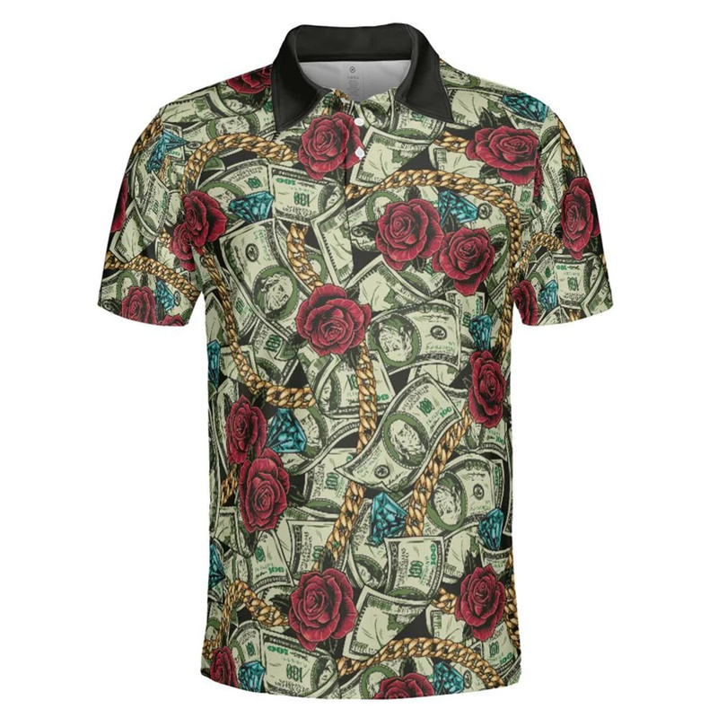 Summer Green Clothing - Vintage Streetwear Polo Shirts Für Männer