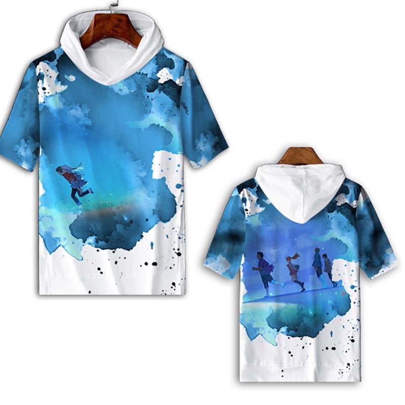 Summer Clothing Name - Neues geruchloses T-Shirt mit Blumenmuster, grenzüberschreitendes