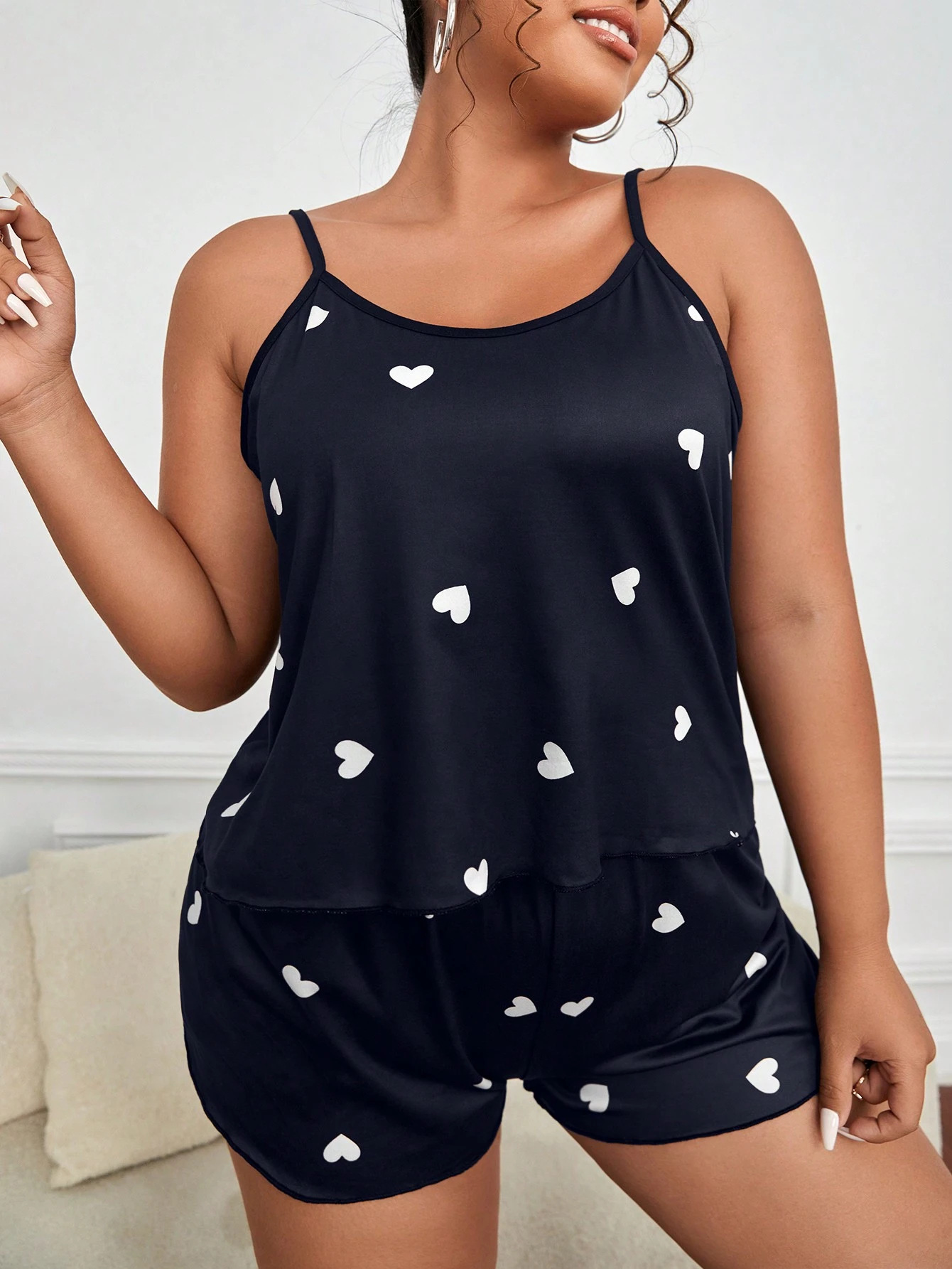 Summer Clothing Cheap - 2-teiliges Pyjama-Set für Damen, Nachtwäsche, Crop-Tops