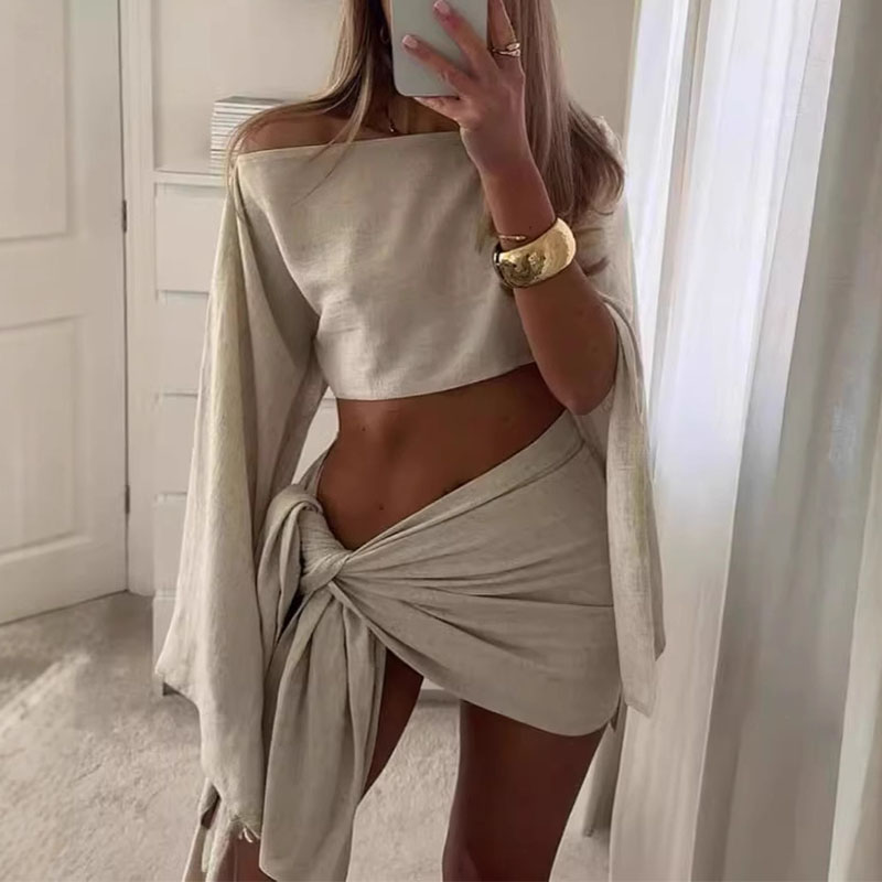 Summer Clothing Colors - Frauen Zwei Stücke Sets Sommer Crop