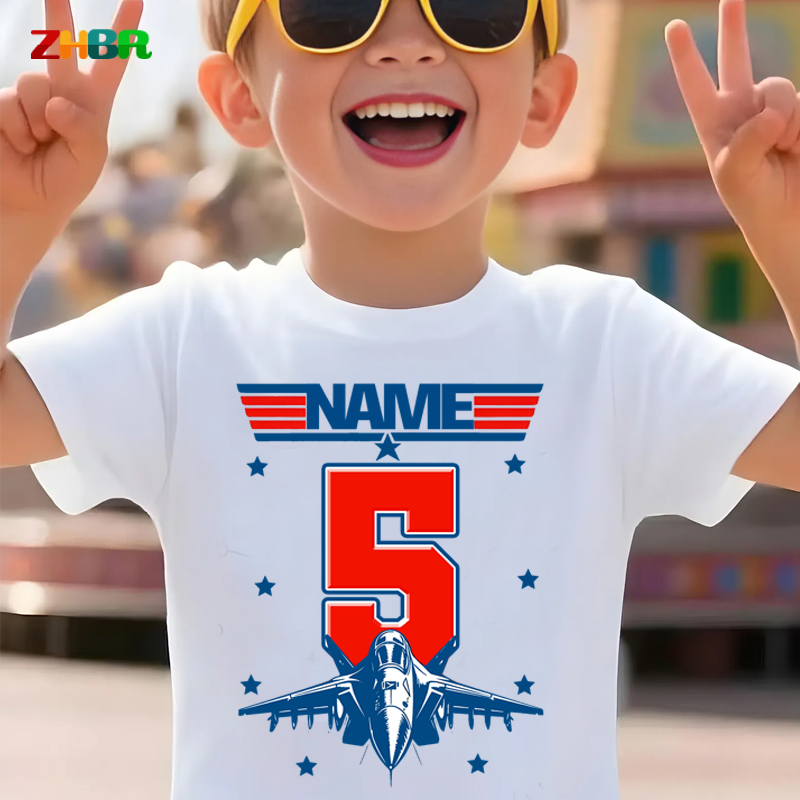 Summer Clothing Name - Familien-Geburtstags-T-Shirt, Geburtstagsmädchen-Shirts, passende Outfits, personalisierter Name,