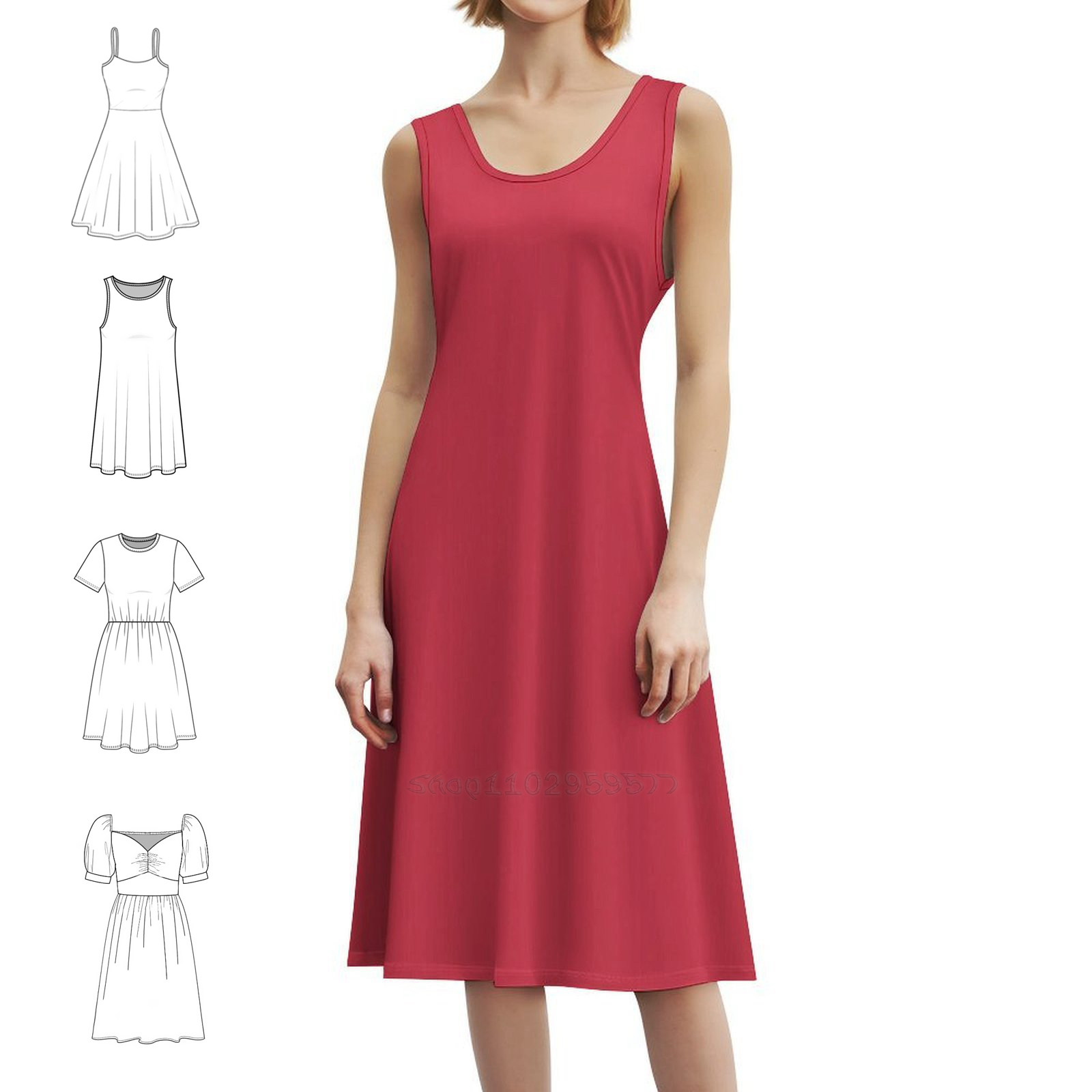Paprika Blumen Kittel Kleid Fü – Summer Clothing Colors Bewertung und Preis