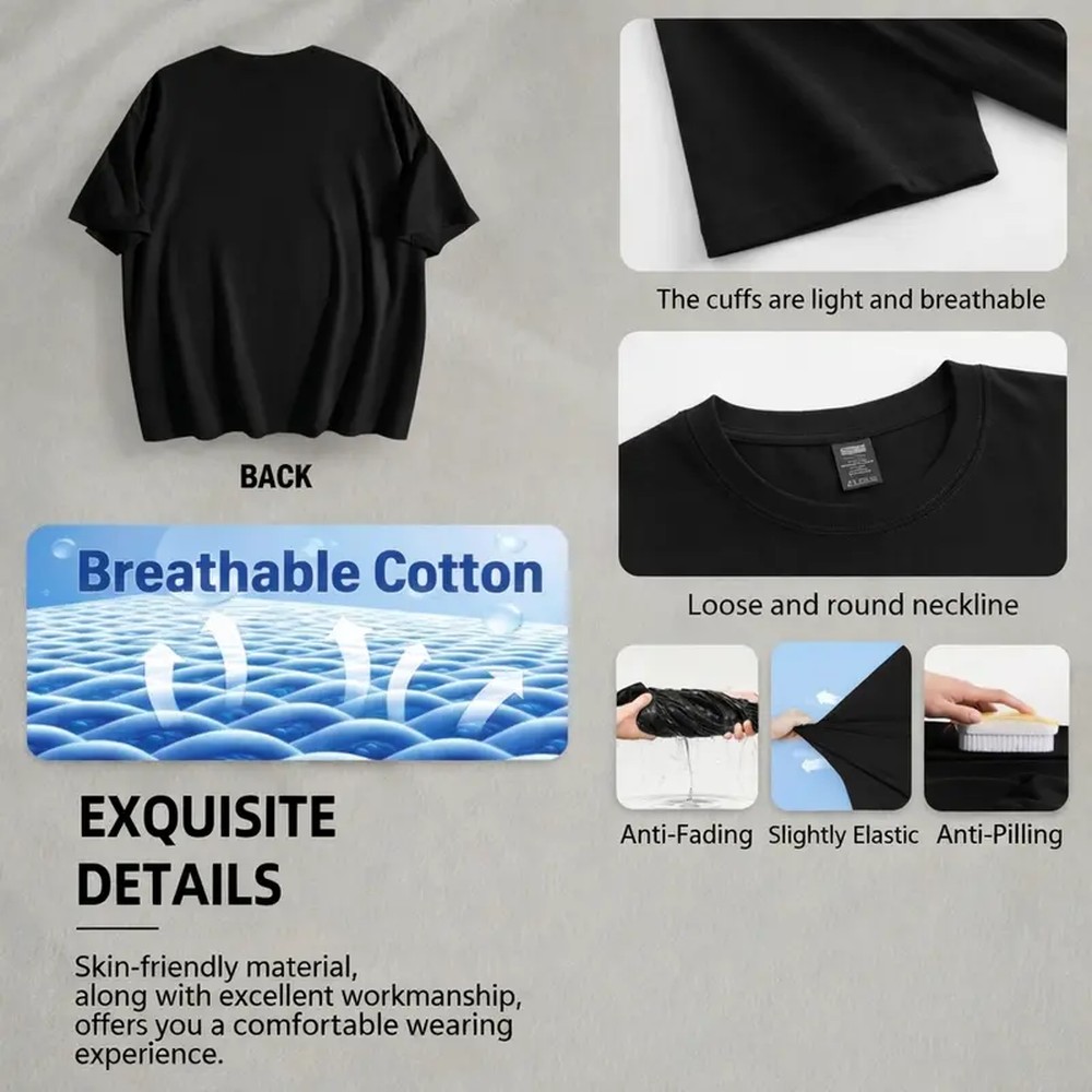 Herren-T-Shirt aus Baumwolle m – Summer Clothing Gifts Bewertung und Preis