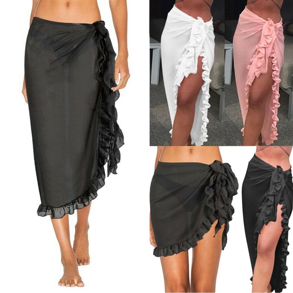 Wickelschal mit Rüschendesign, – Sarong Pareo Wrap Bewertung und Preis