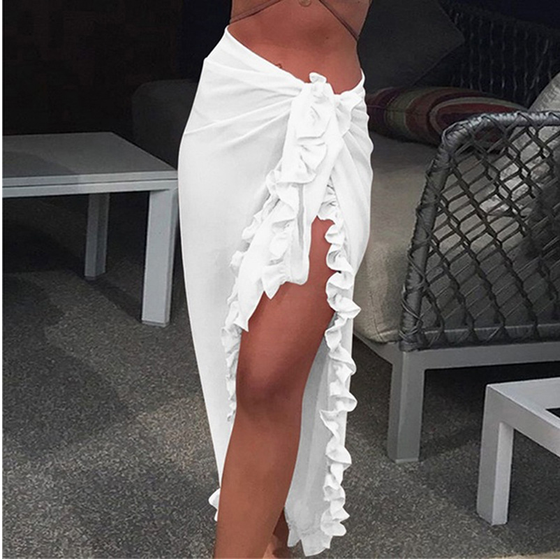 5 Farben Rüschen Sarong für Fr – Summer Clothing Colors Bewertung und Preis