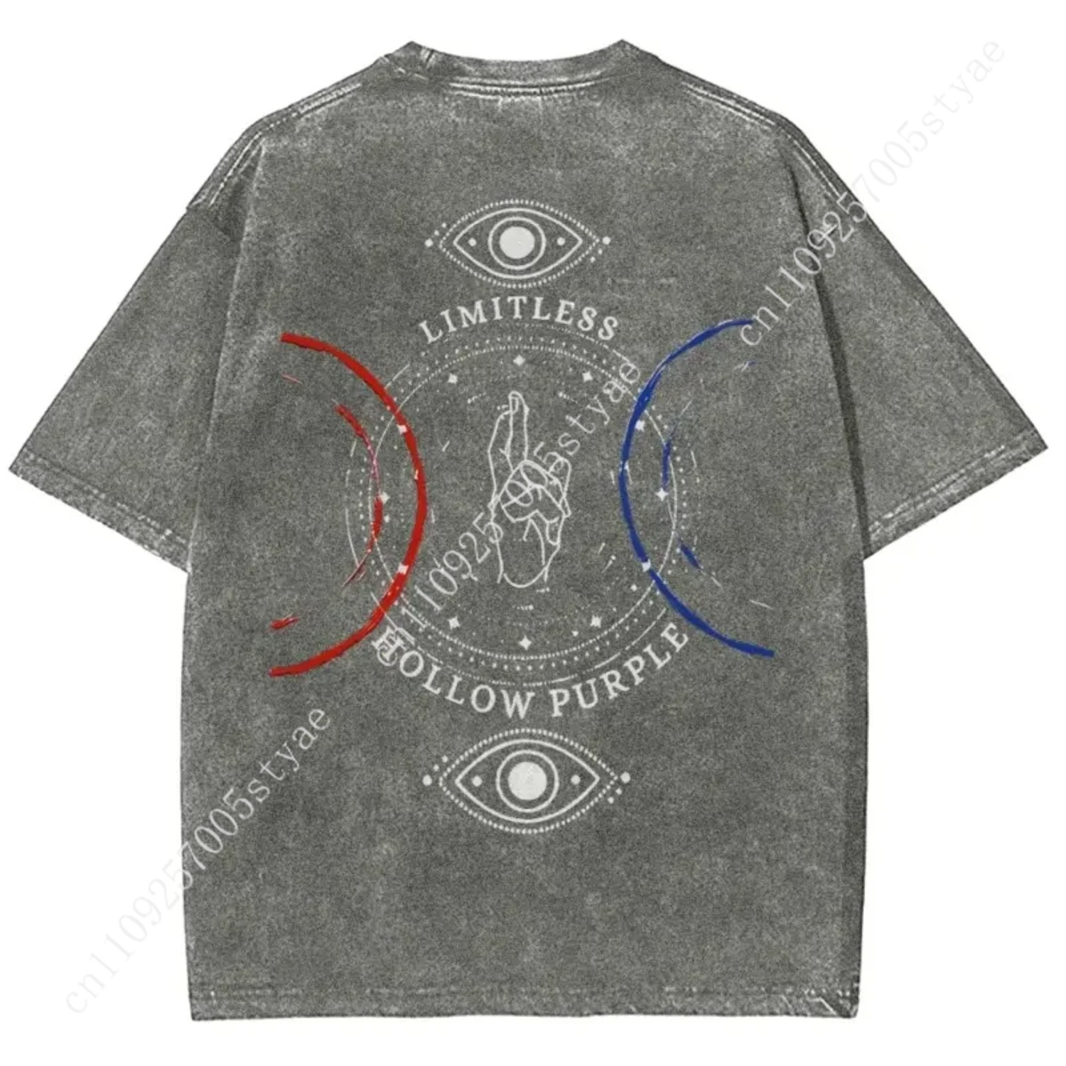 Anime Gojo Satoru Print T-Shir – Summer Quilt Bewertung und Preis