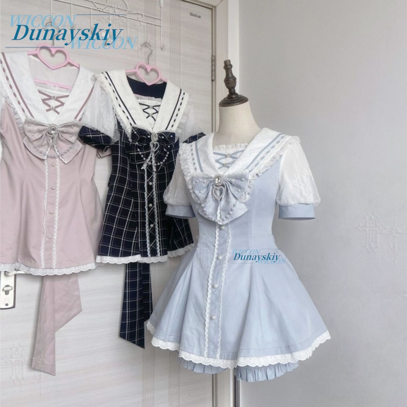 Matrosenkragen-Kleid-Set mit S – Summer Clothing Colors Bewertung und Preis