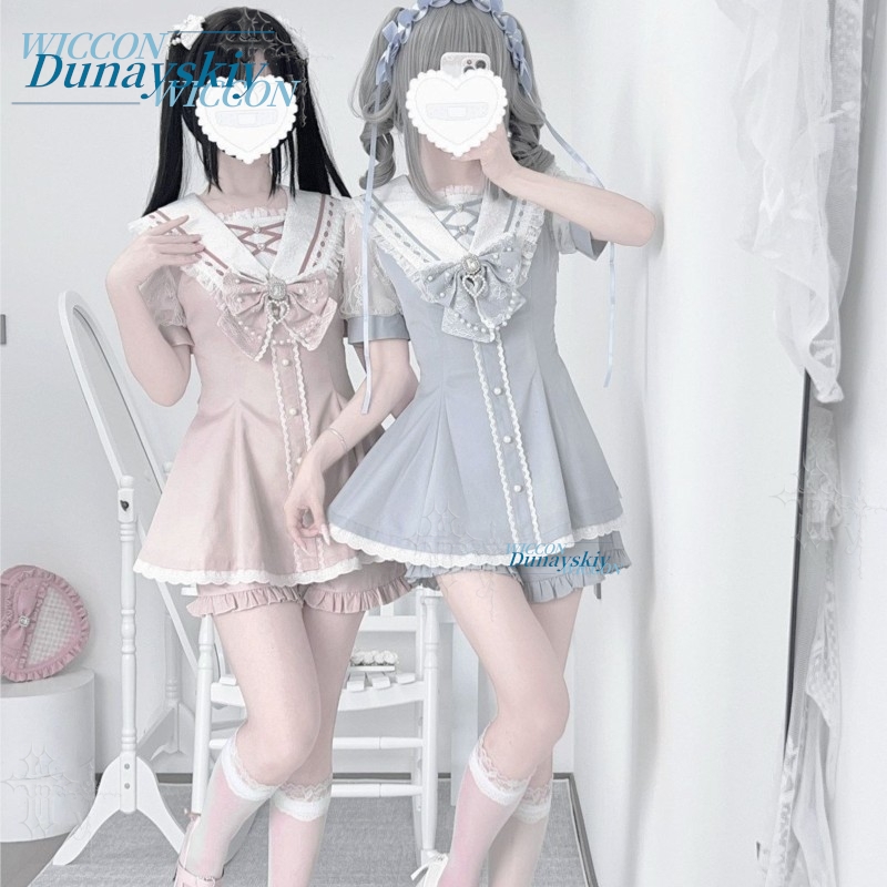 Matrosenkragen-Kleid-Set mit S – Summer Clothing Colors Bewertung und Preis