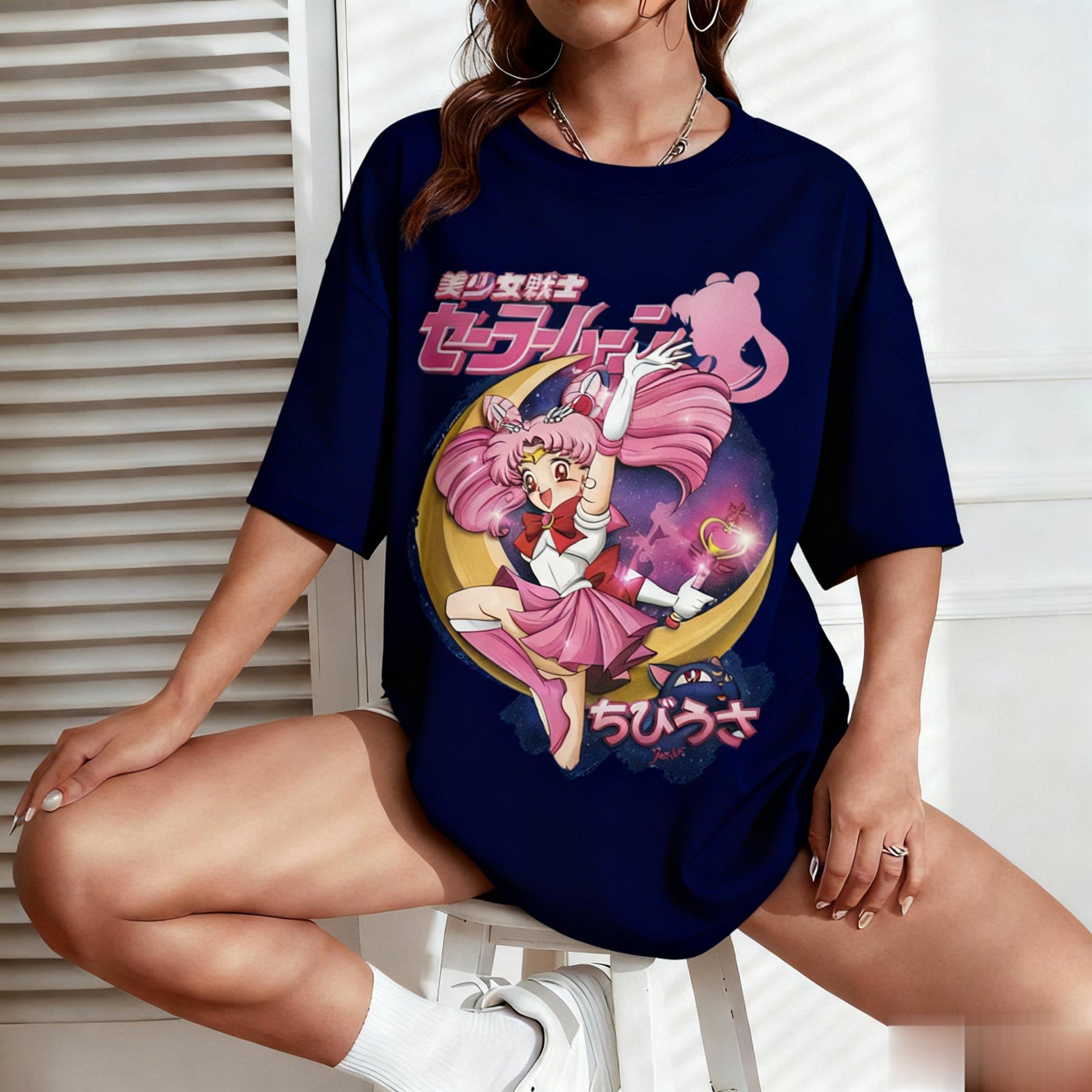 Sailor Moon Anime Druck Männer – Japanese Summer Clothing Men Bewertung und Preis