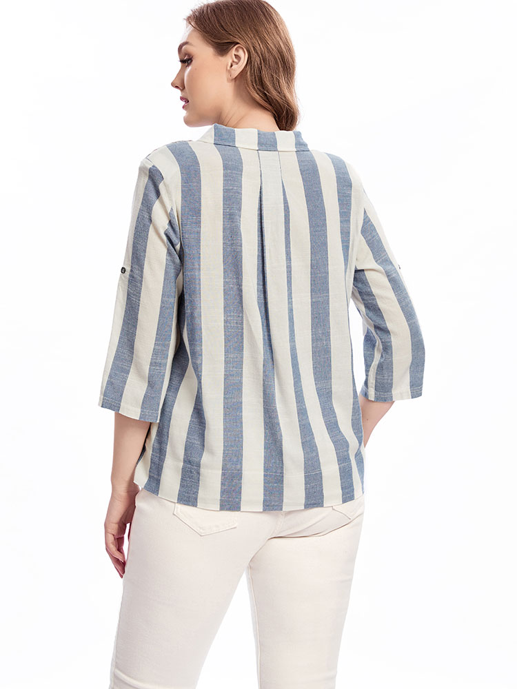 Das gewebte Revershemd für Dam – Summer Clothing Colors Bewertung und Preis