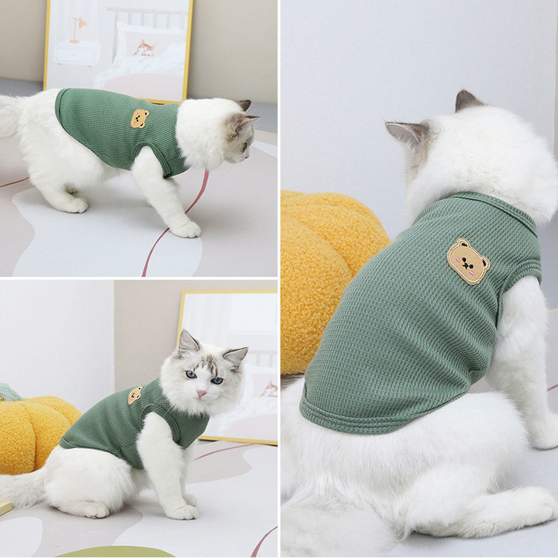 1pc grüne Bär Weste Haustier H – Summer Green Clothing Bewertung und Preis