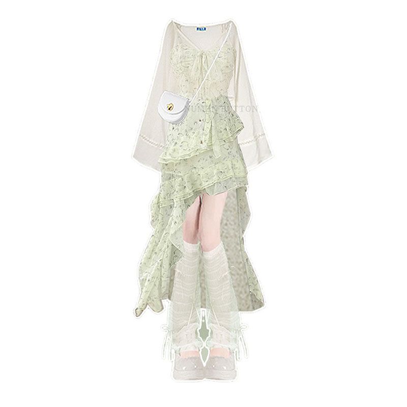 Sommerkleidungsset für Damen,  – Summer Green Clothing Bewertung und Preis