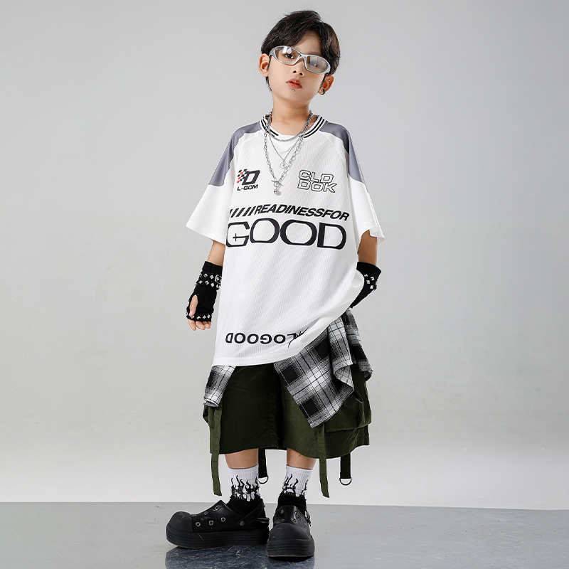 Kinder K-Pop Hip-Hop Kleidung  – Summer Green Clothing Bewertung und Preis