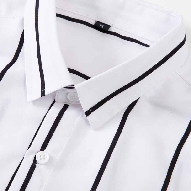 Herren Gestreiftes Hemd Langar – Summer Clothing Office Bewertung und Preis