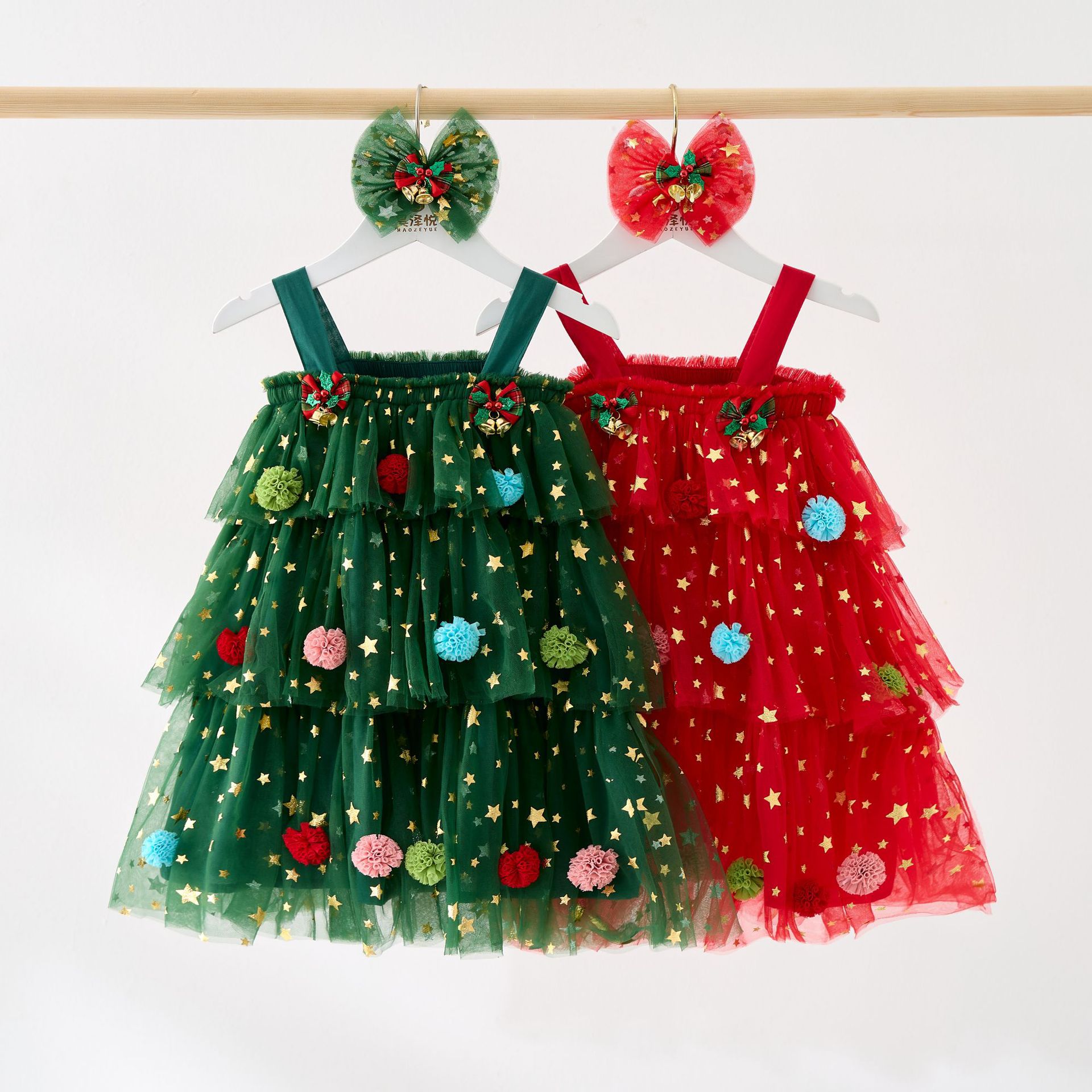 Mädchen Weihnachtskleid Grüne  – Summer Green Clothing Bewertung und Preis