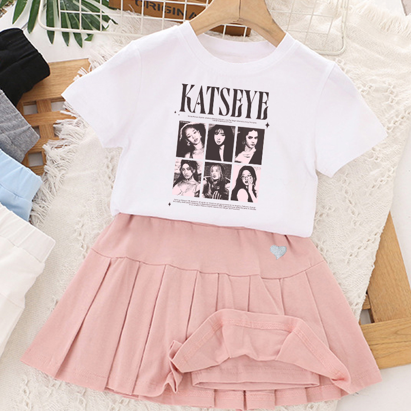 Kpop K-KATSEYE T-Shirt + kurze – Summer Clothing Gifts Bewertung und Preis