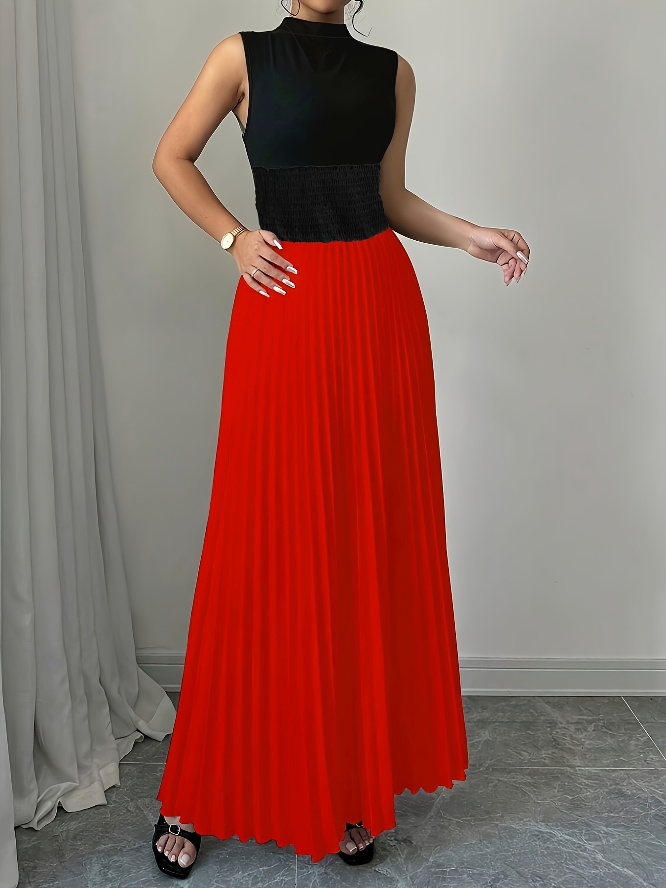Damen Ärmelloses Maxikleid mit – Summer Clothing Colors Bewertung und Preis