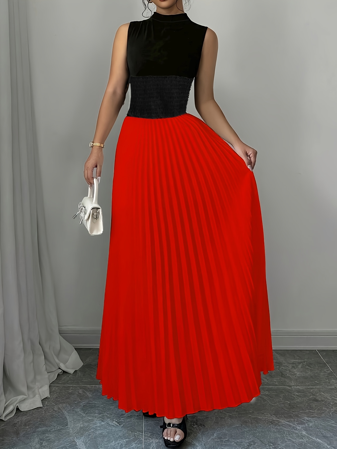 Damen Ärmelloses Maxikleid mit – Summer Clothing Colors Bewertung und Preis