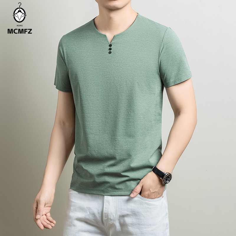 Herren Basic Henley T-Shirt au – Summer Clothing Office Bewertung und Preis
