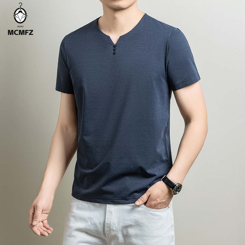 Herren Basic Henley T-Shirt au – Summer Clothing Office Bewertung und Preis