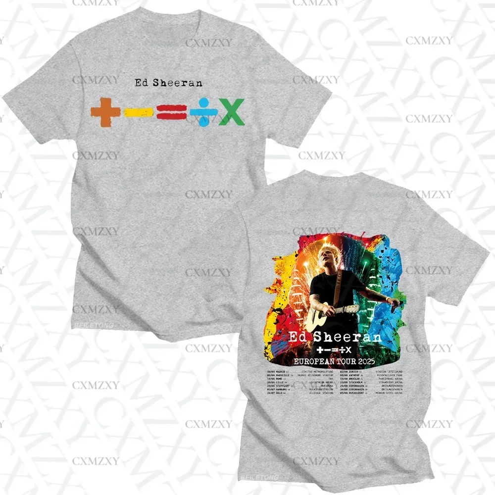 Ed Sheera European Tour T-Shir – Summer Clothing Gif Bewertung und Preis