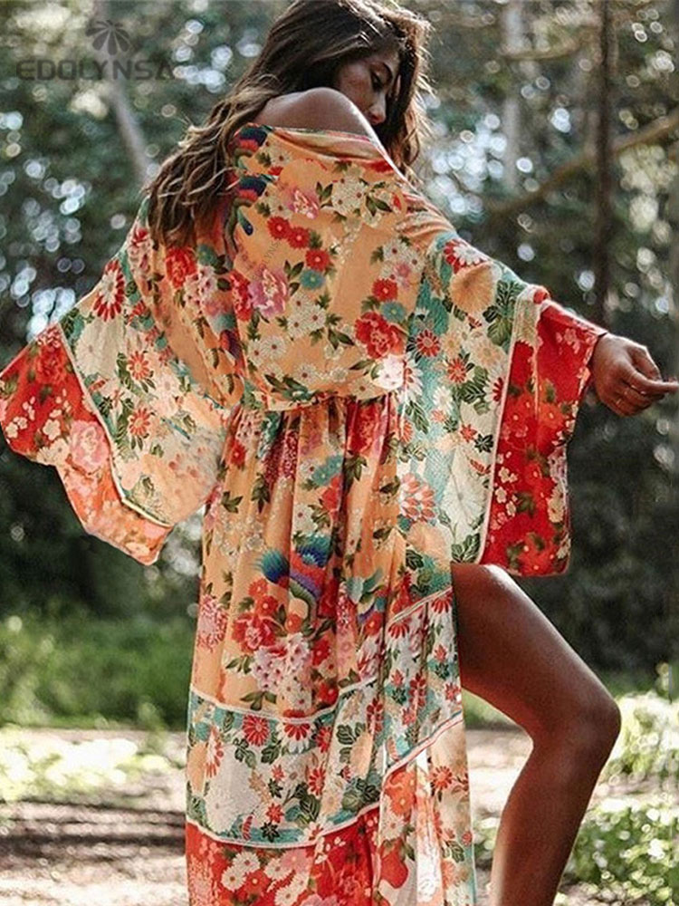2025, böhmische Blumenmuster v – Sarong Pareo Wrap Bewertung und Preis