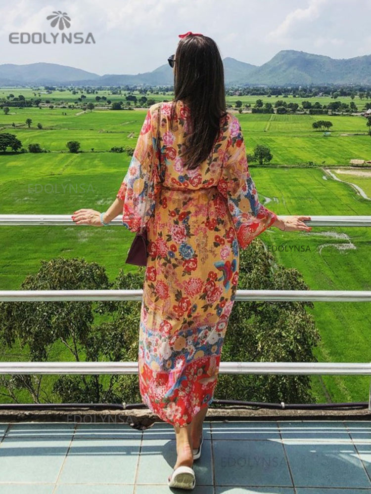 2025, böhmische Blumenmuster v – Sarong Pareo Wrap Bewertung und Preis
