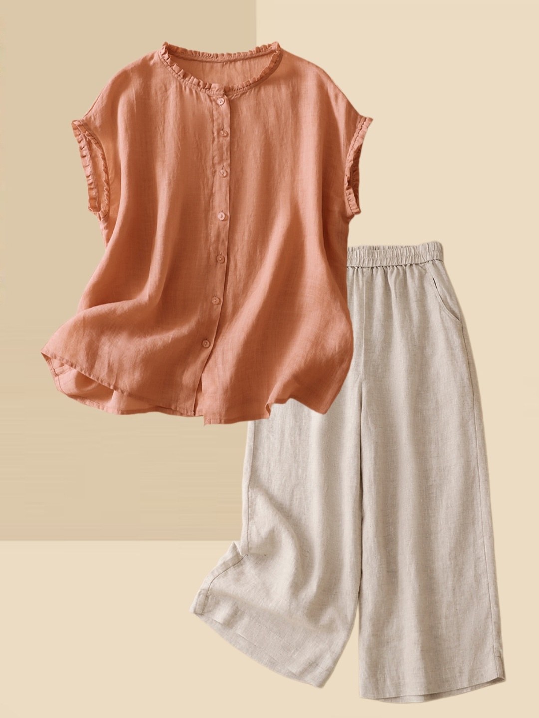 Damen-Set aus dünner Baumwolle – Summer Clothing Over 60 Bewertung und Preis