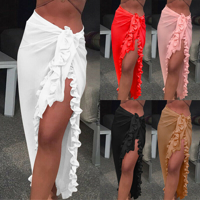 Frauen Sexy Sheer Bikini Cover – Sarong Pareo Wrap Bewertung und Preis